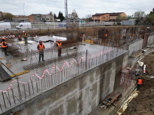 🏗Строим в микрорайоне Заречье в Ногинске большую и современную поликлинику на 500 посещений в смену